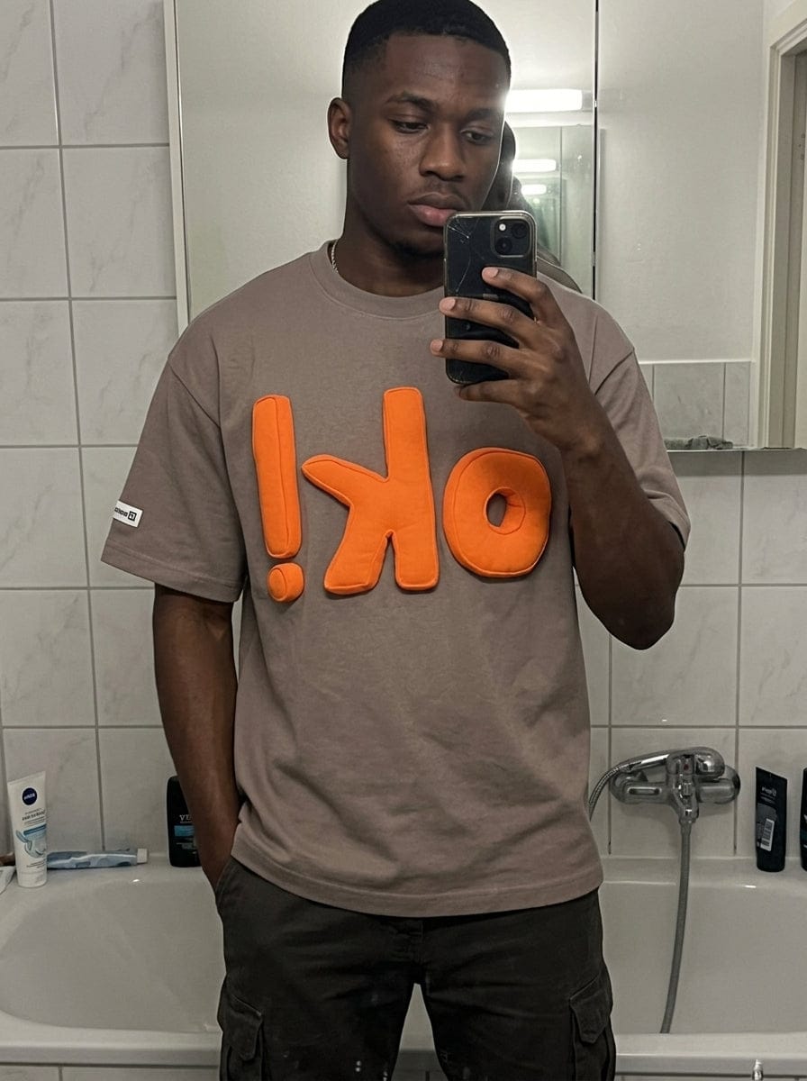 Customer photo review of Fun "OK!" Graphic T-Shirt