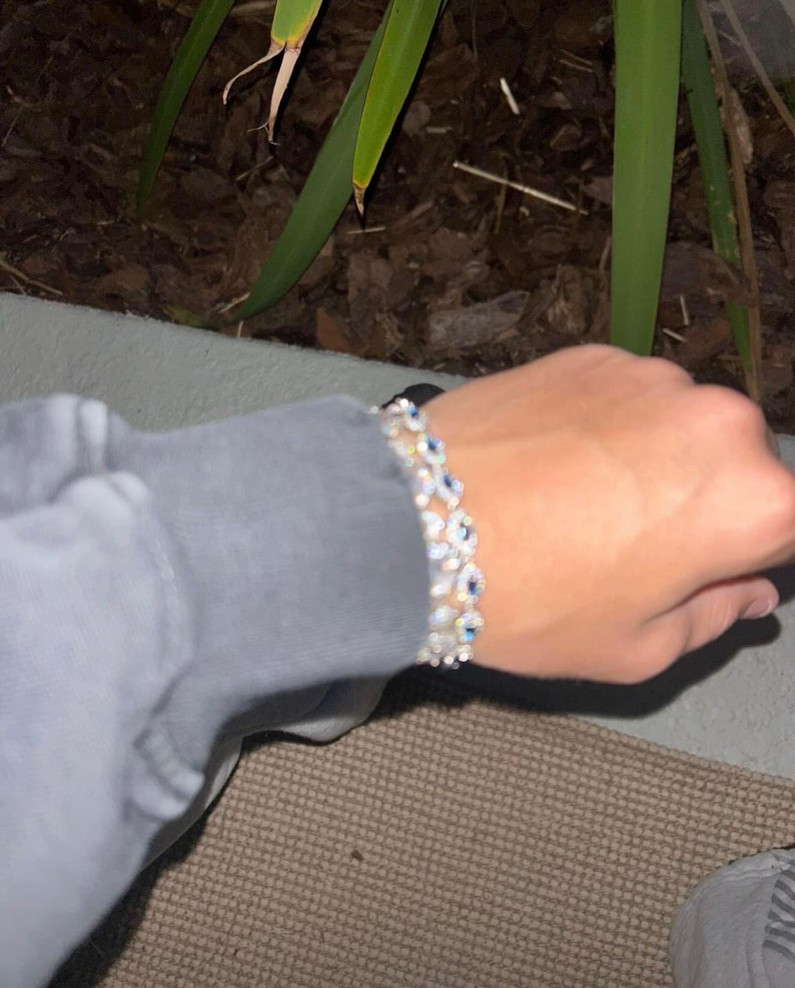 Customer photo review of Angel Eyes Bracelets