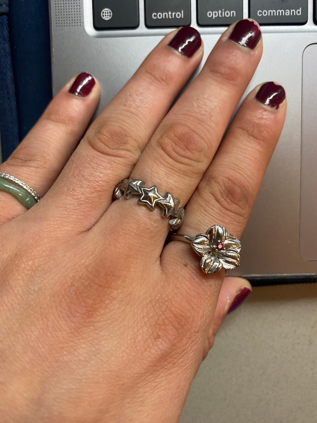 Customer photo review of Orbital Star Ring