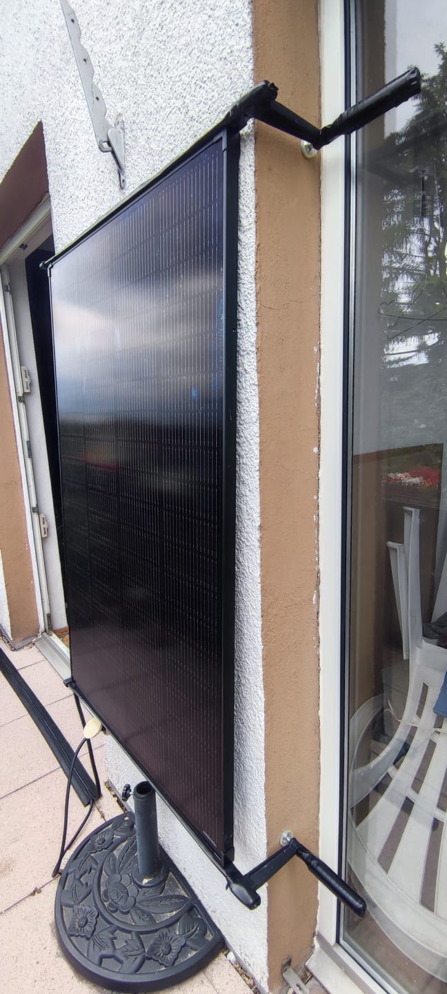 Customer photo review of Ray Solarmodul 200W Komplett Schwarz