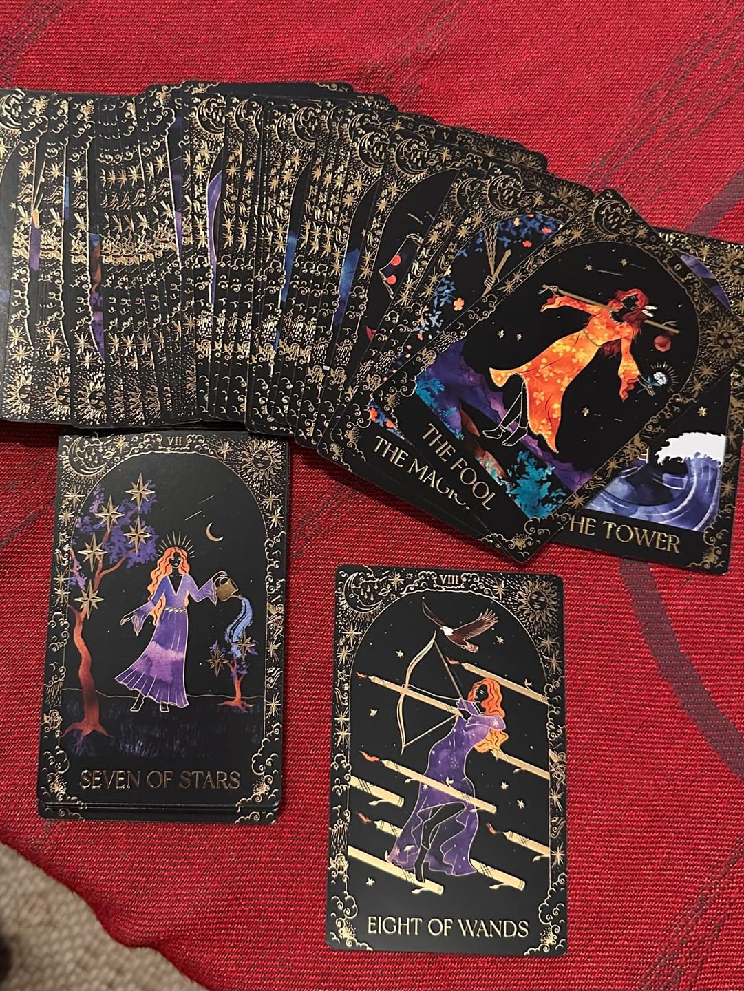 Customer photo review of Dreamy Moons Tarot