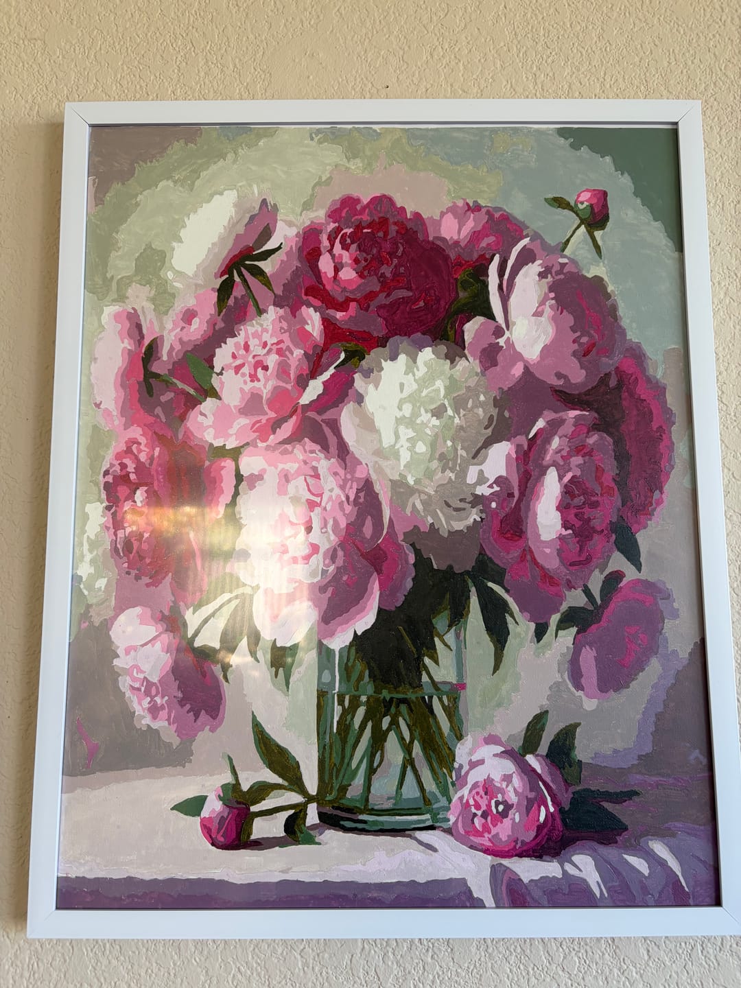 Customer photo review of Custom Paint by Number