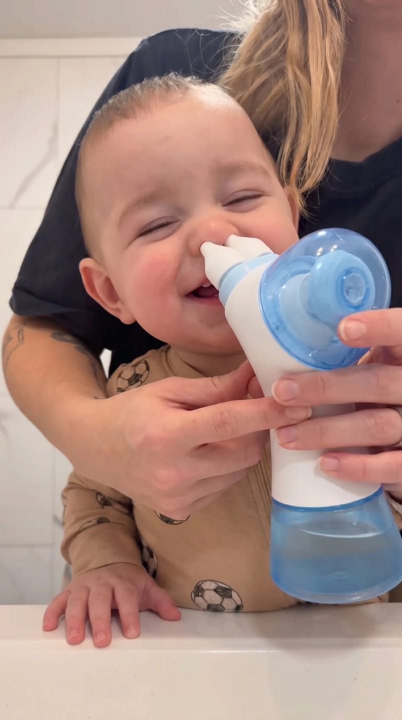 Customer photo review of Otoclear™ — Irrigador Nasal Clínico