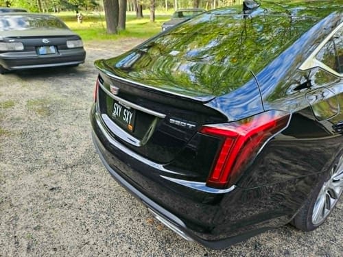 Customer photo review of V Style Trunk Spoiler - 2020-2025 Cadillac CT5 1st Gen Sedan
