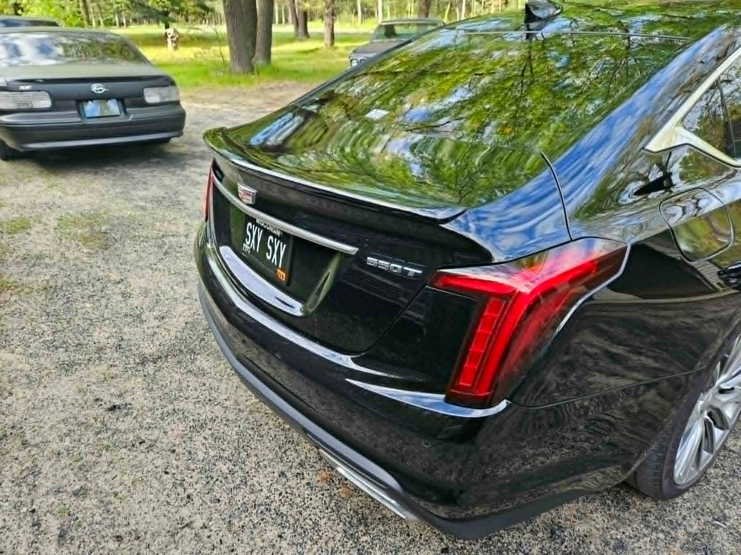 Customer photo review of V Style Trunk Spoiler - 2020-2025 Cadillac CT5 1st Gen Sedan