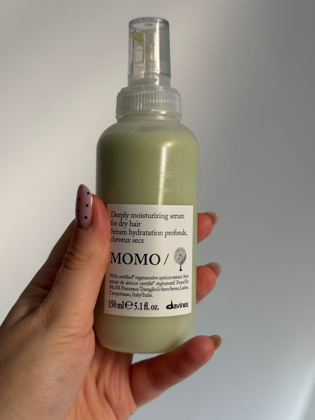 Customer photo review of MOMO Serum