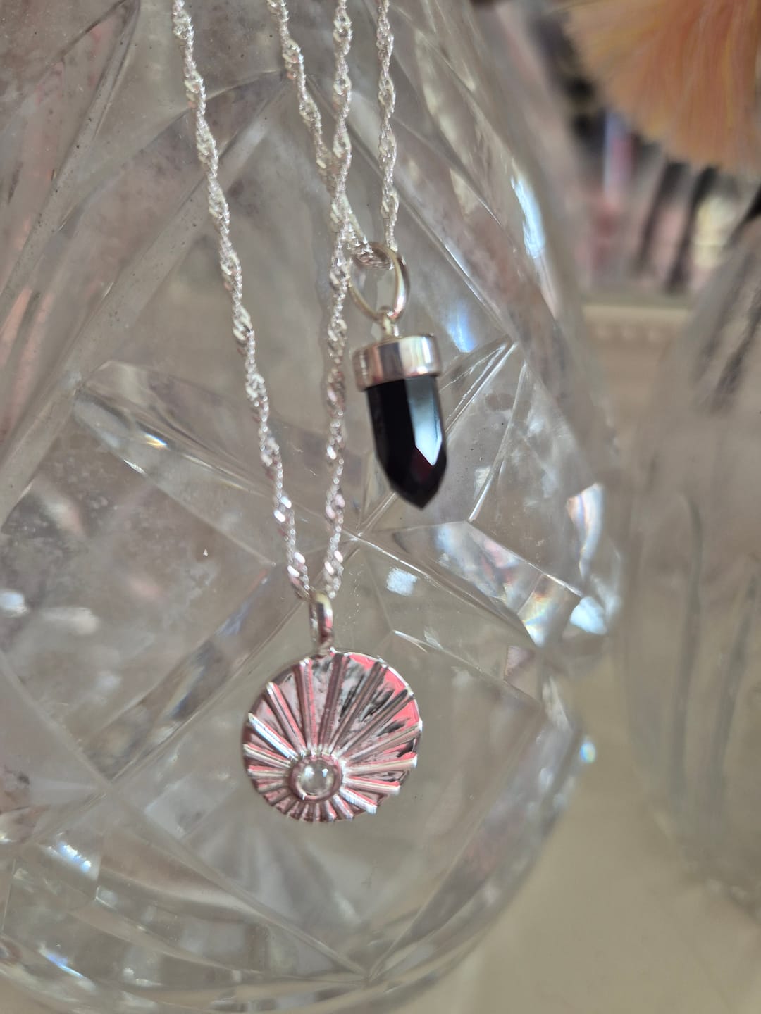 Customer photo review of Berlock Minispets Svart Onyx Silver