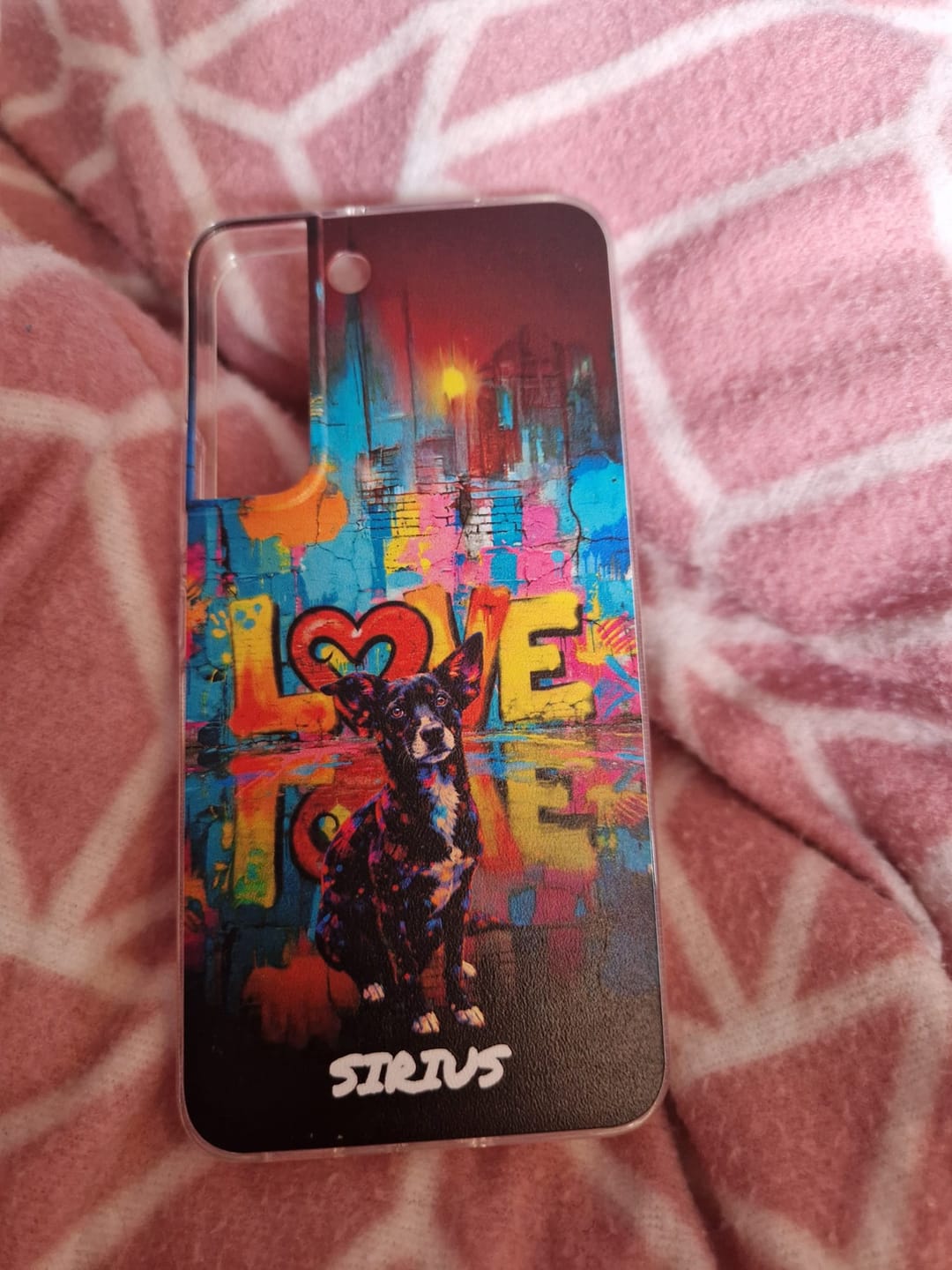 Customer photo review of Personalisierte Handyhülle - Streetart