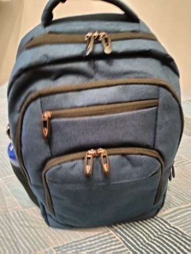Customer photo review of Mochila Homem Trabalho Grande
