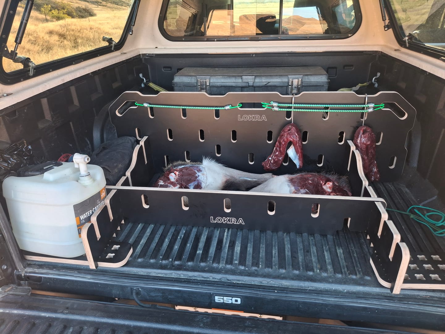 Customer photo review of Ute Tray Storage Divider - Toolbox & Drawer Alternative | LOKRA