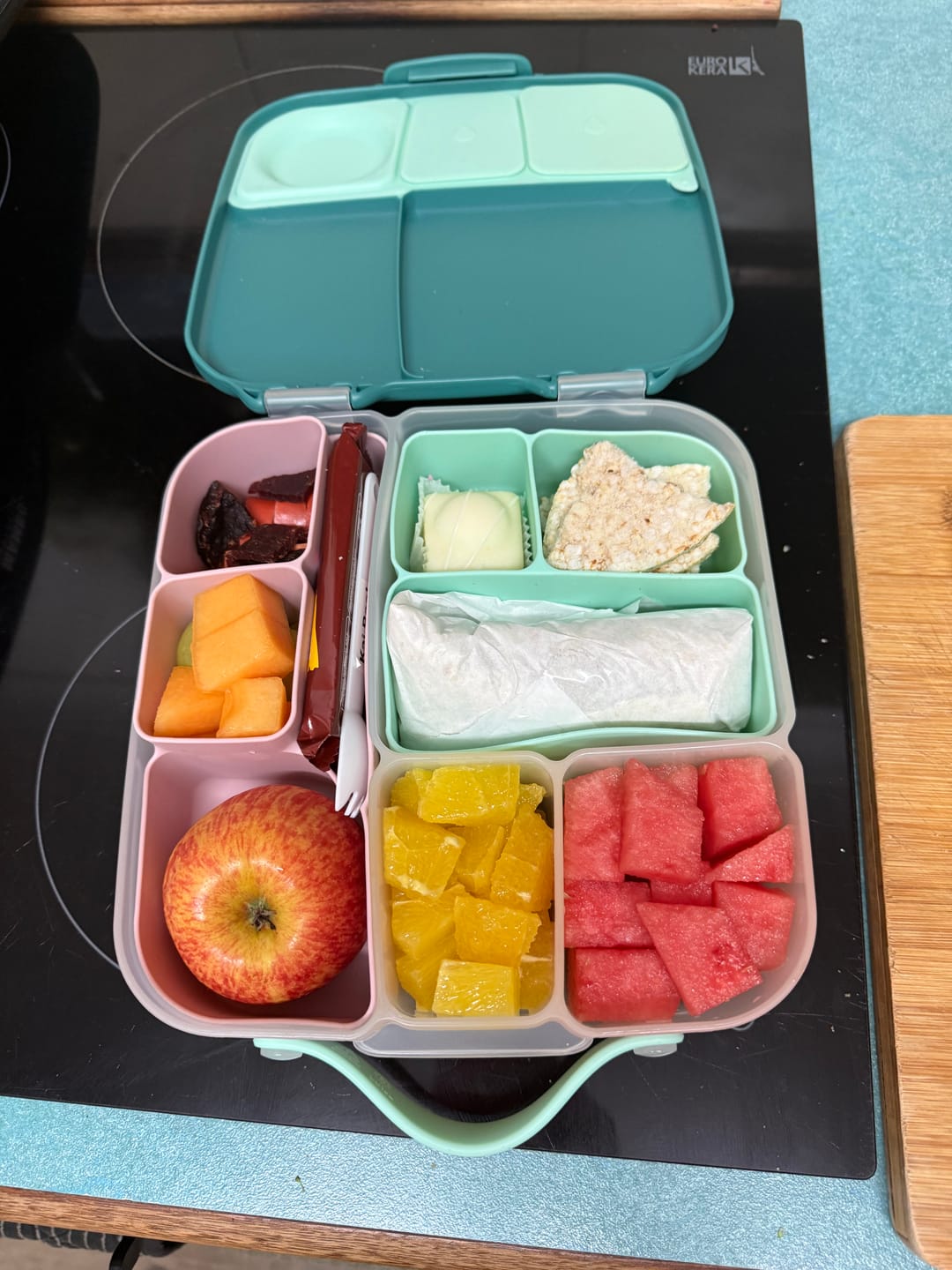 Customer photo review of b.box Silicone Bento Tray - Lunchbox - Berry