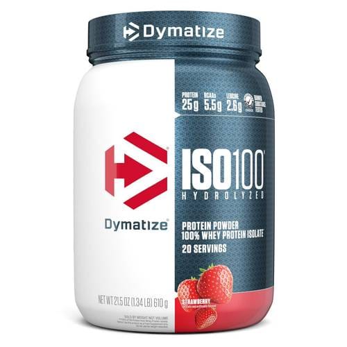 Customer photo review of Dymatize ISO 100 Whey Protein Isolate – Strawberry – 610g (20 Servings)
