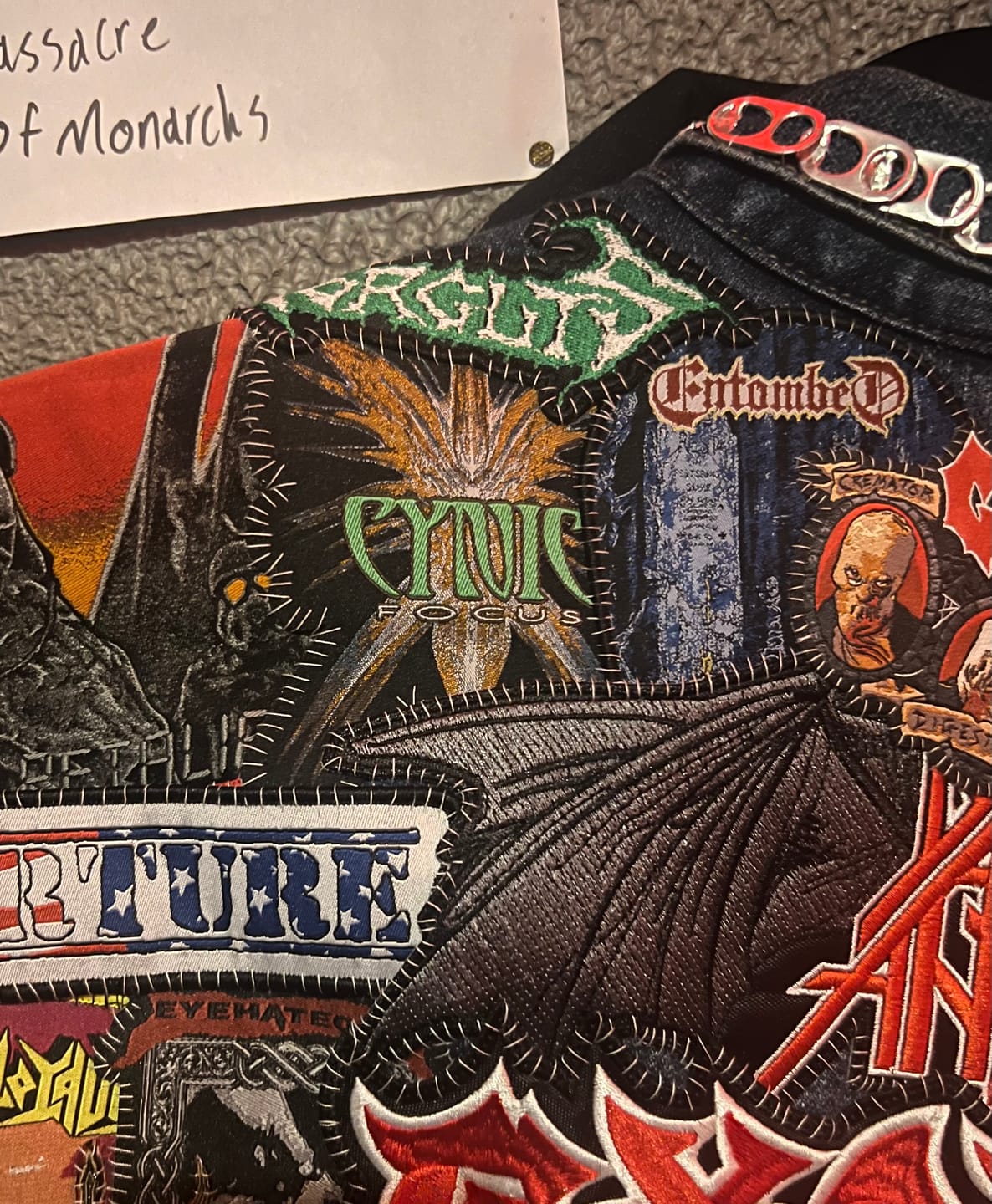 Customer photo review of Cynic - Focus - Patch