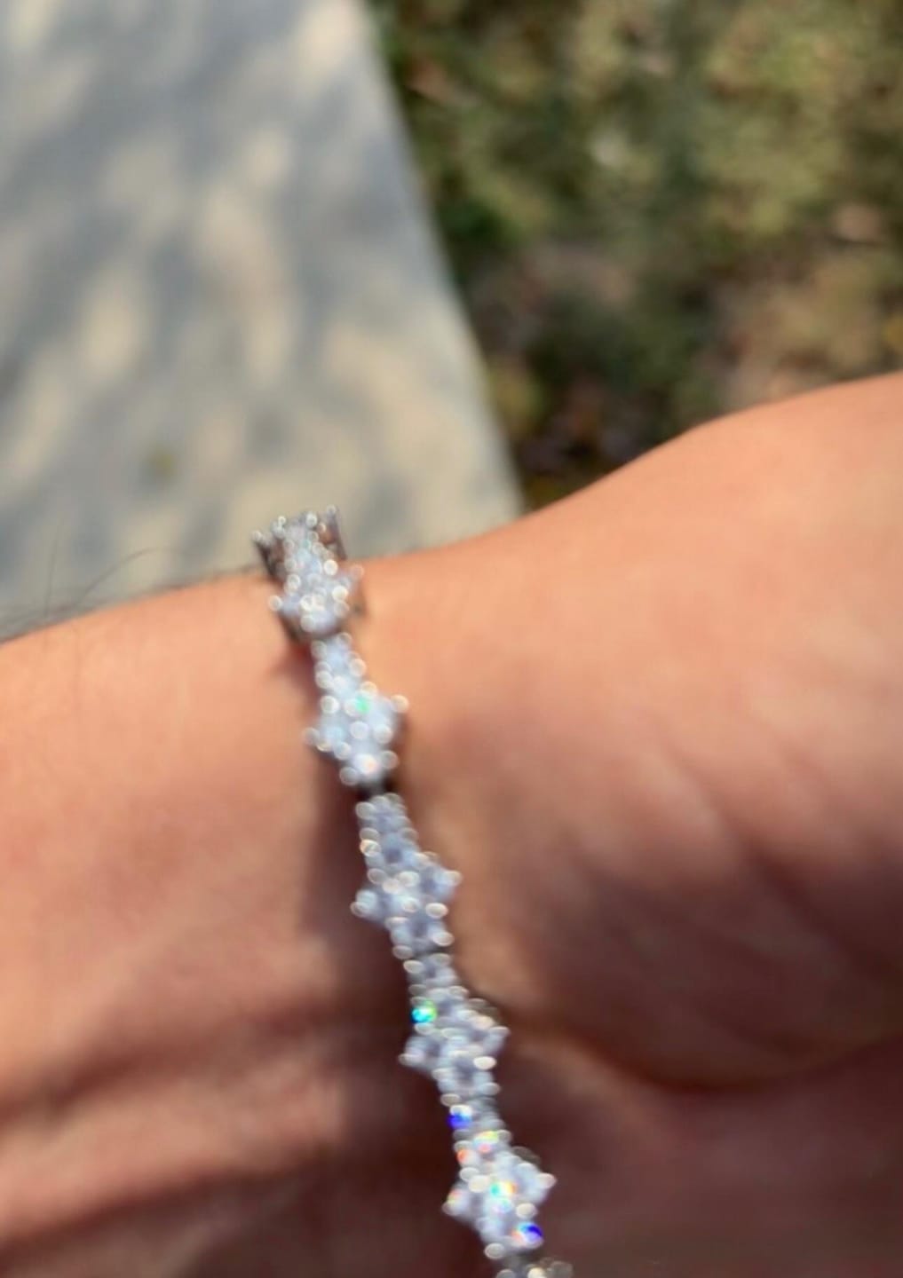 Customer photo review of Honeycomb Bracelets