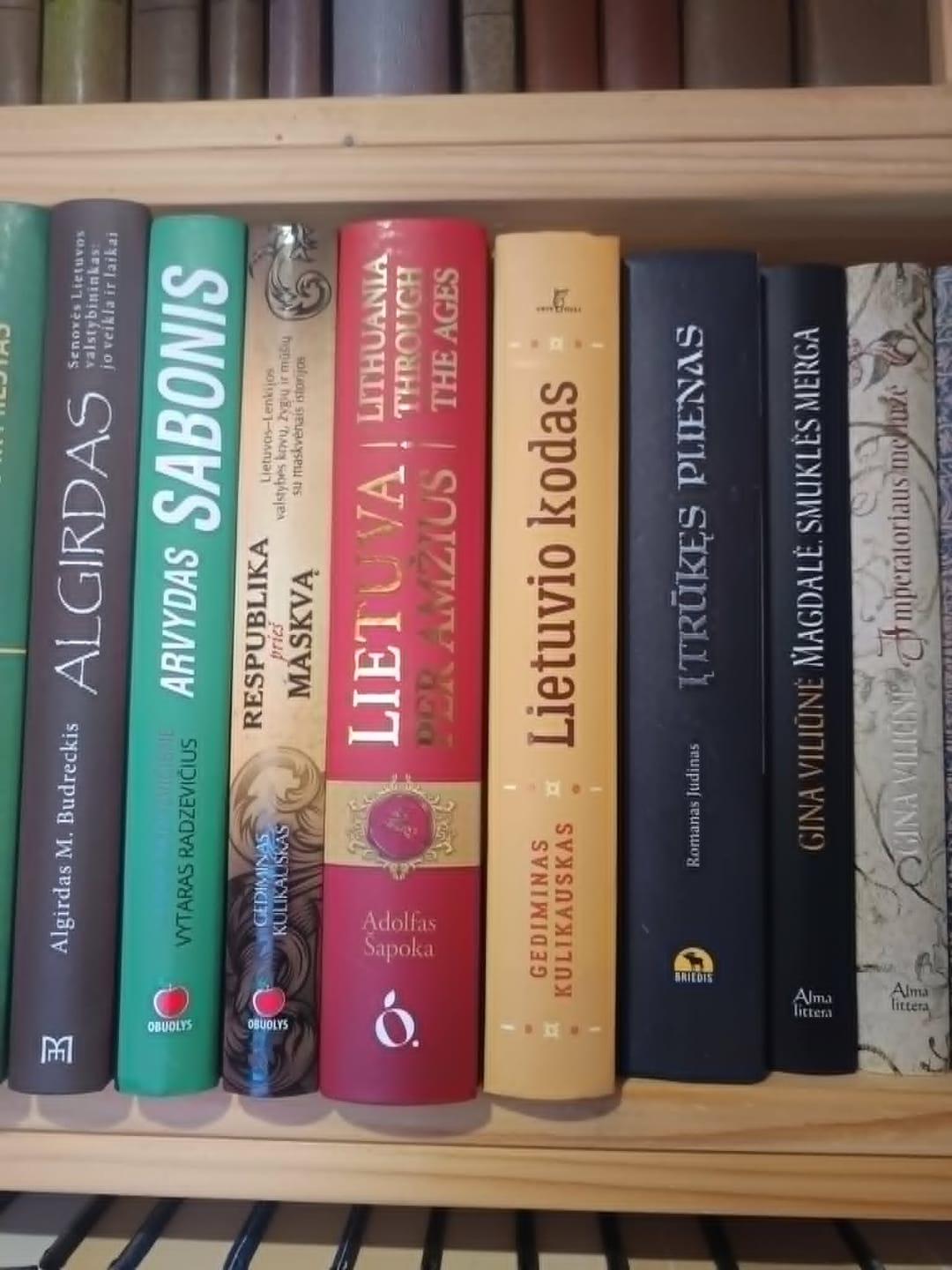 Customer photo review of Lietuva per amžius | Lithuania Through the Ages – Adolfas Šapoka