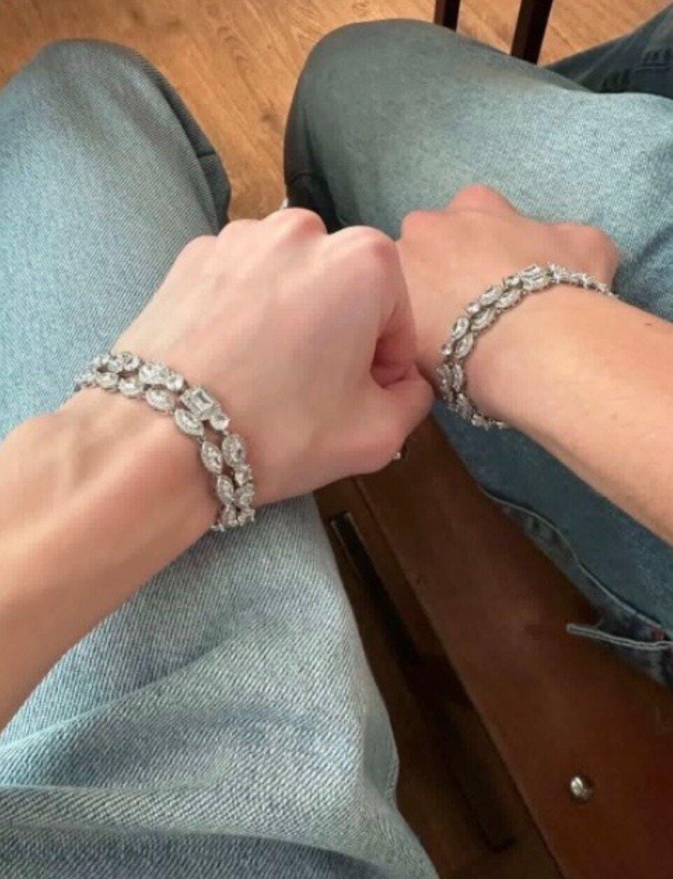 Customer photo review of Angel Eyes Bracelets