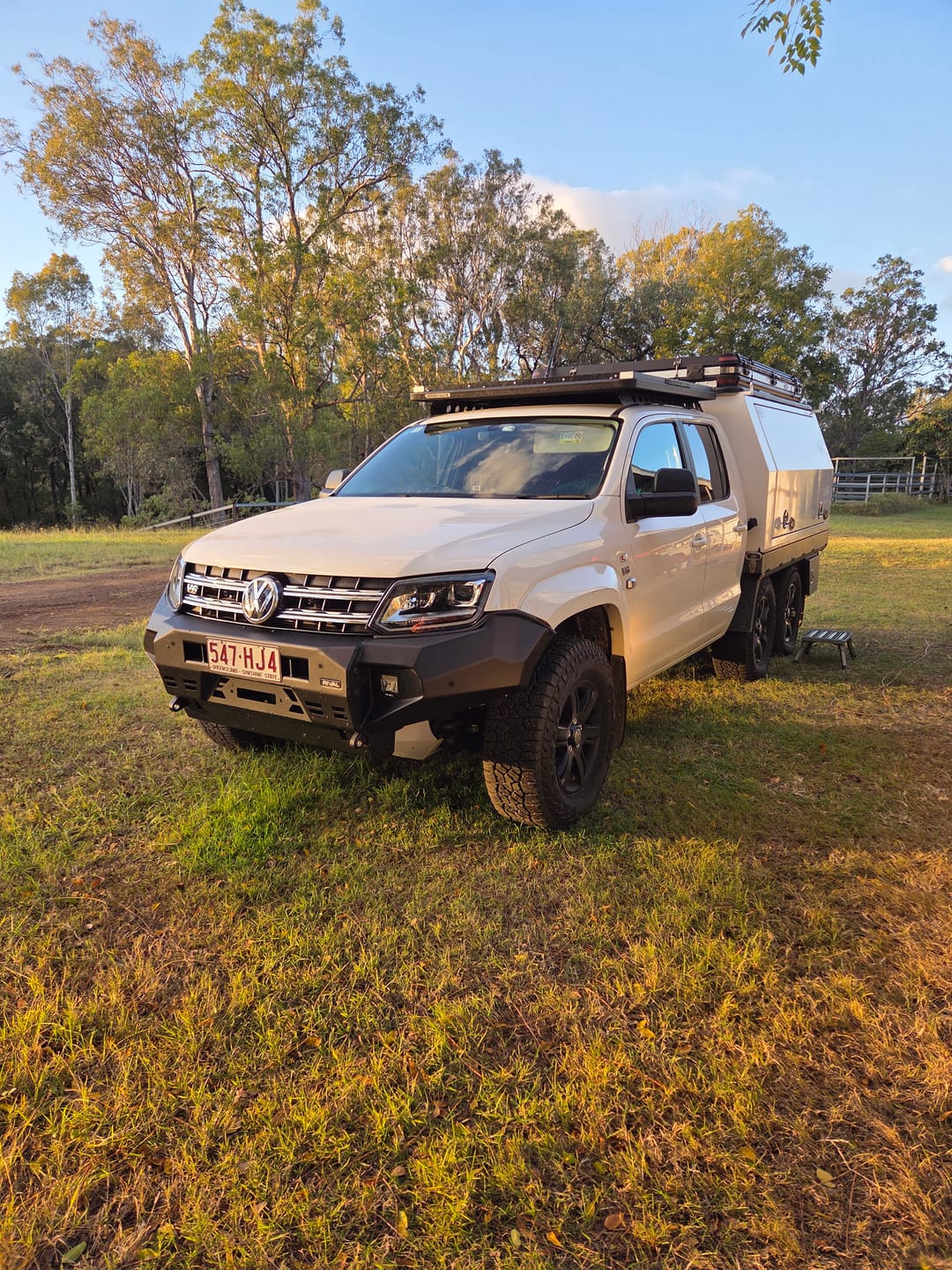 Customer photo review of Aluminum Front Bar - VW Amarok 2010-2022, includes RIVAL LED FOG lights (Set of 2)