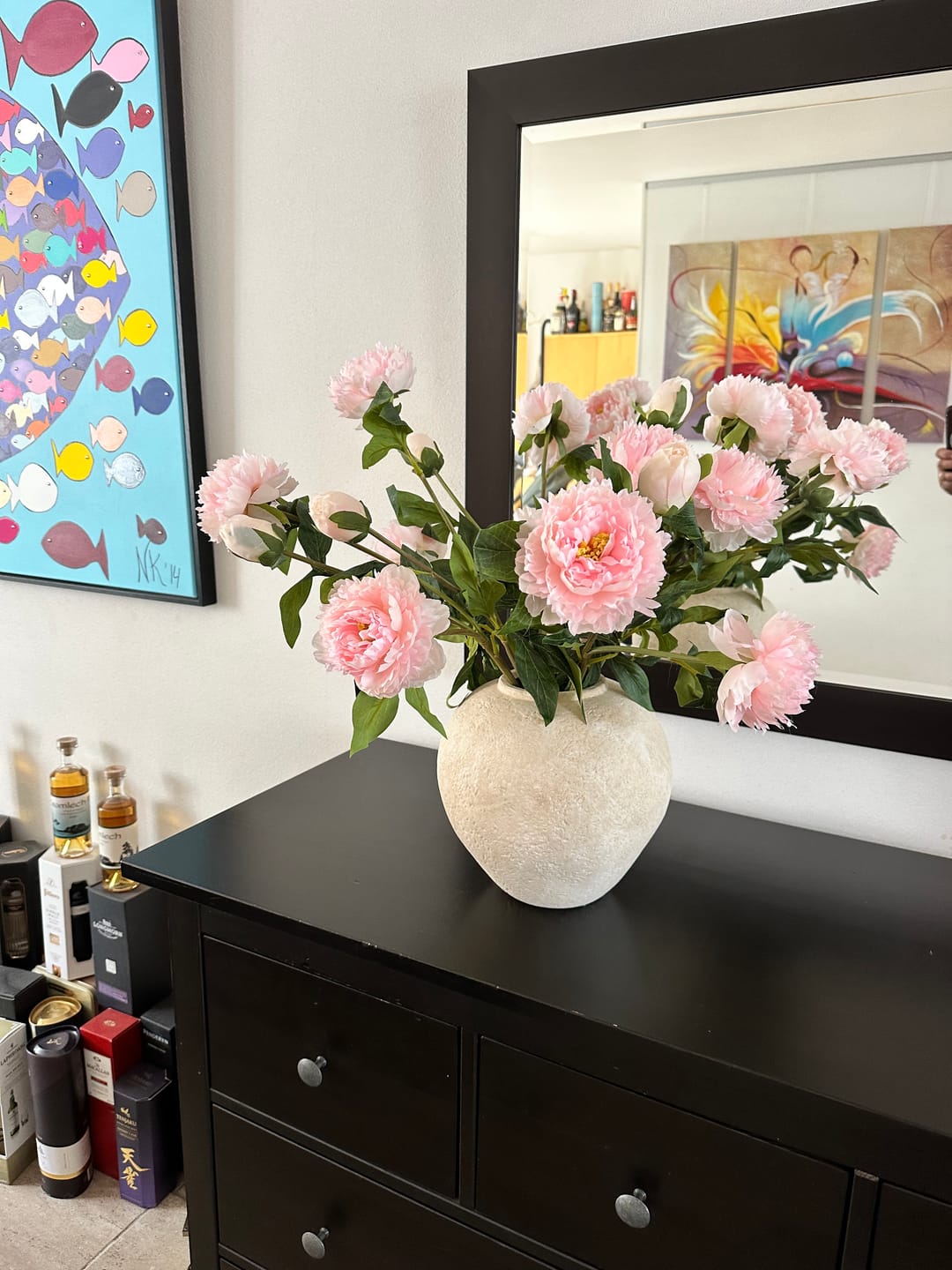 Customer photo review of Zijden Pioenrozen - Roze