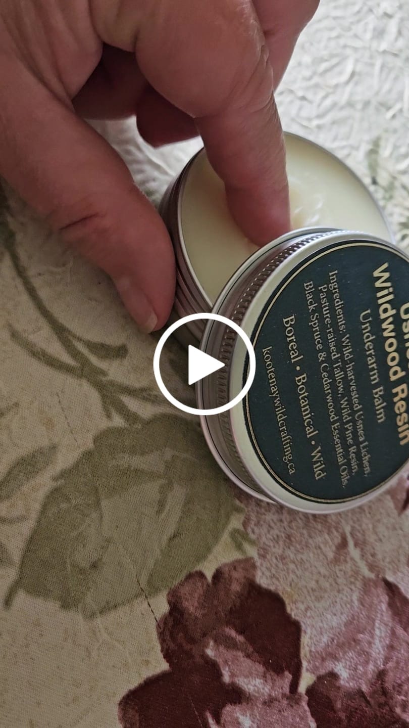 Customer video review of Usnea & Wildwood Resin- Underarm Balm