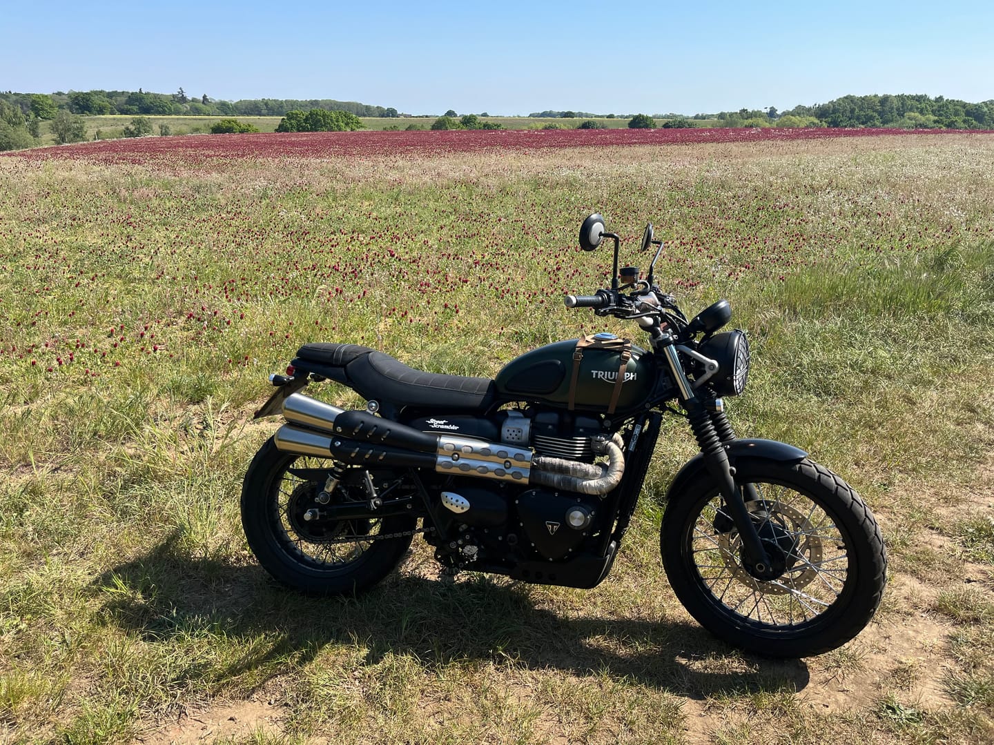 Customer photo review of tank strap right side fuel inlet