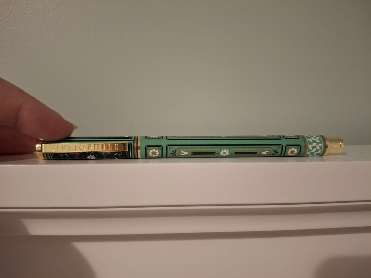 Customer photo review of Bibliophile Pen - Sage