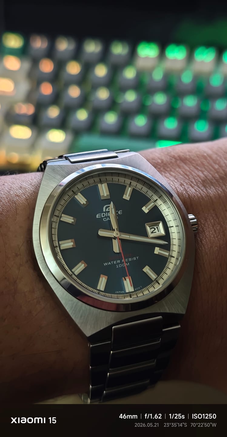 Customer photo review of Reloj Casio Edifice  EFB-109D-2AV Metálico Sapphire
