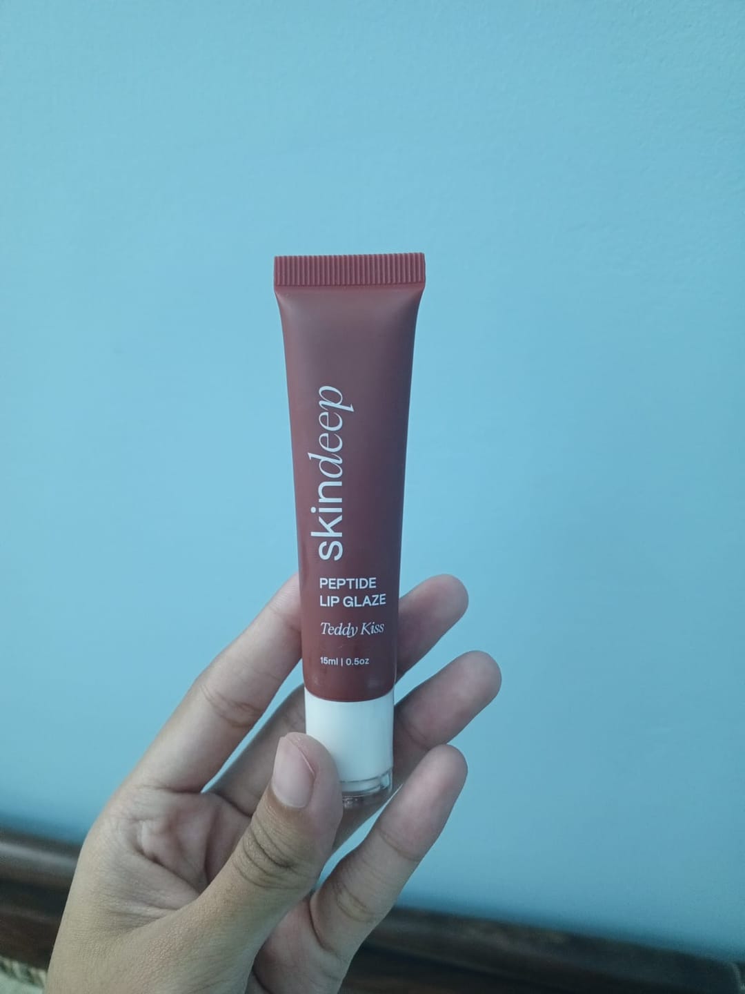 Customer photo review of » Peptide Lip Glaze (100% off)