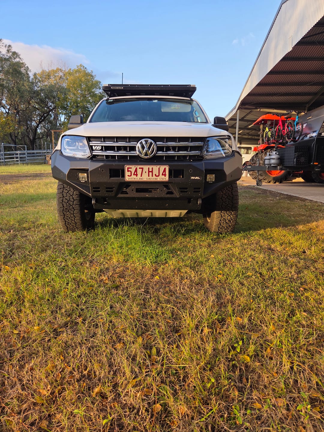 Customer photo review of VW Amarok 2010–2022 4x4 Engine Bash Plate – Aluminium