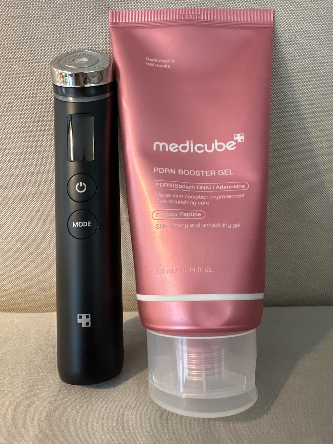 Customer photo review of Gels-būsteris ar PDRN mikrostrāvas ierīcei Medicube PDRN Booster Gel