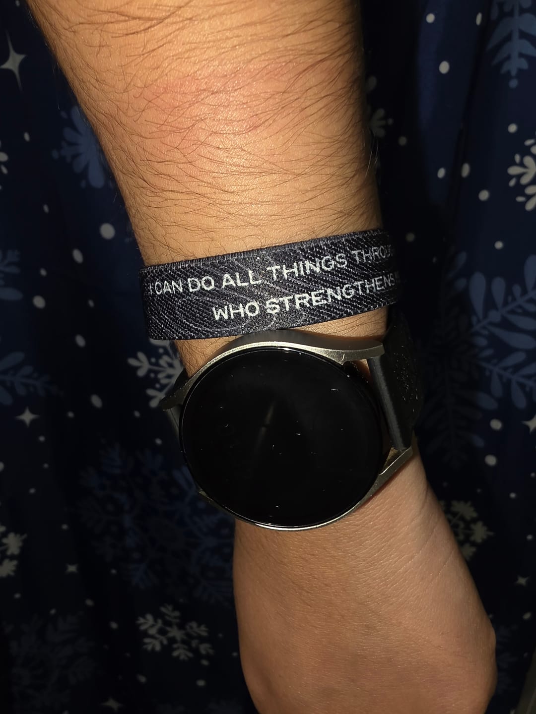 Customer photo review of Daily Bible Verse Wristband
