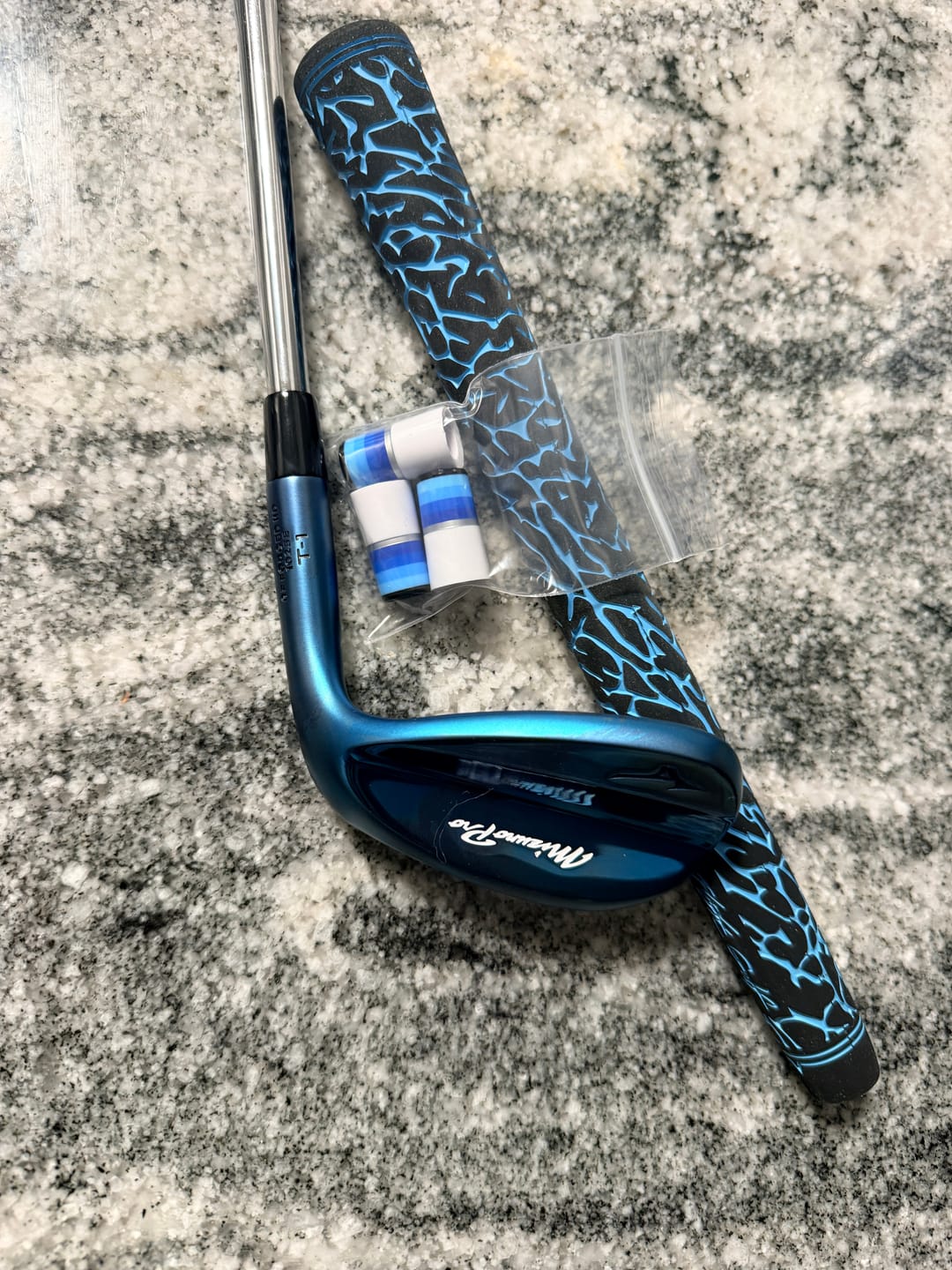 Customer photo review of Monochrome – Blue (White Base) Ferrules