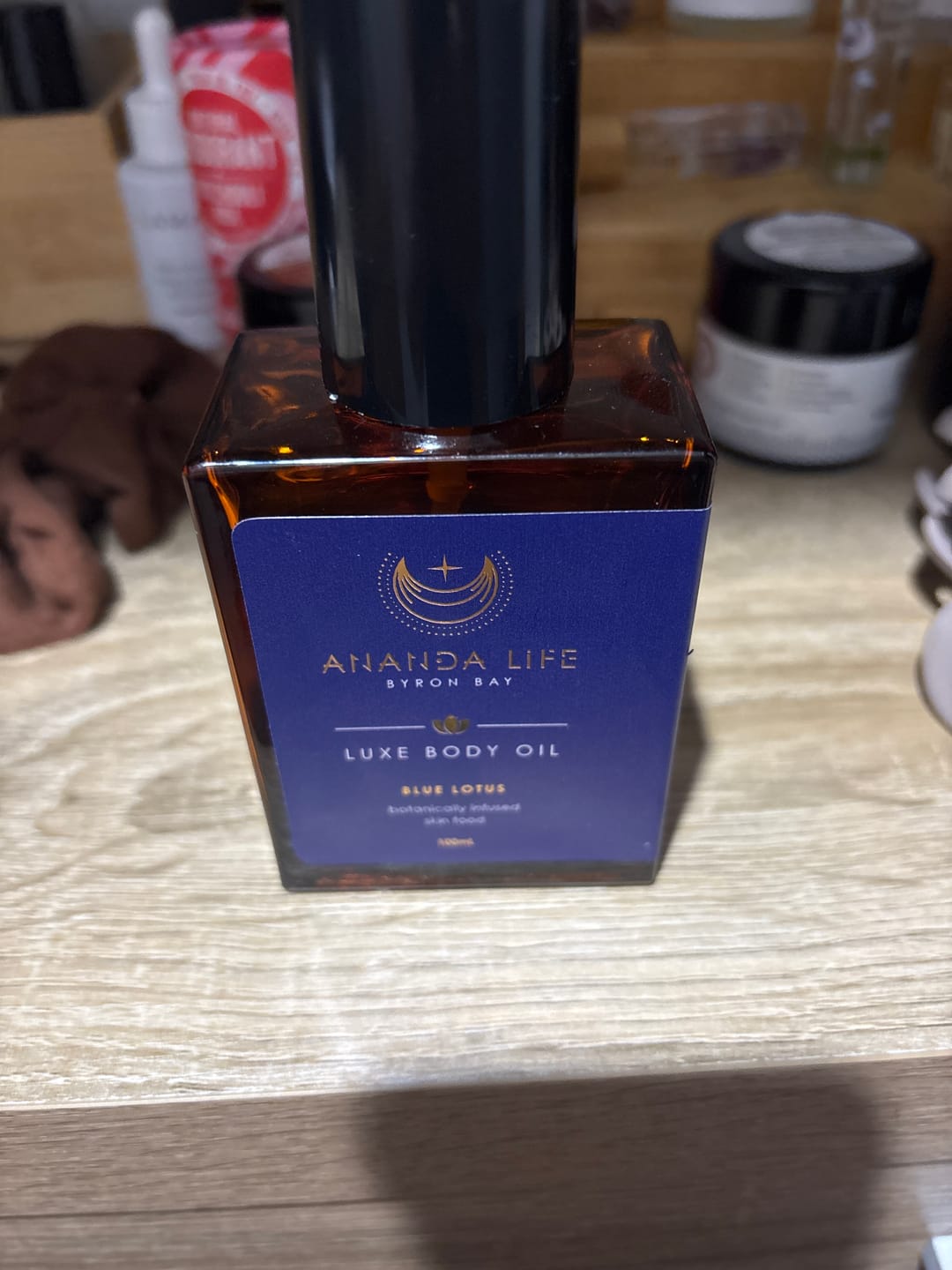 Customer photo review of BLUE LOTUS – Luxe Body Oil
