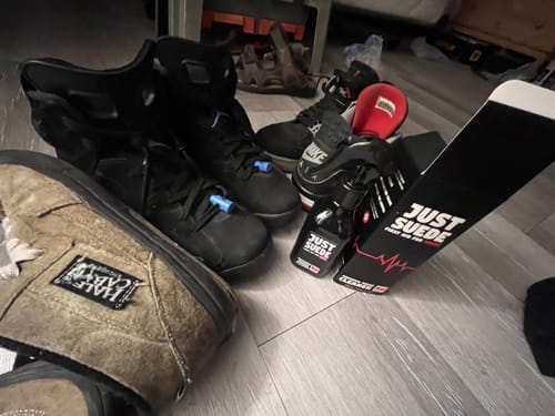 Customer photo review of Just Suede
