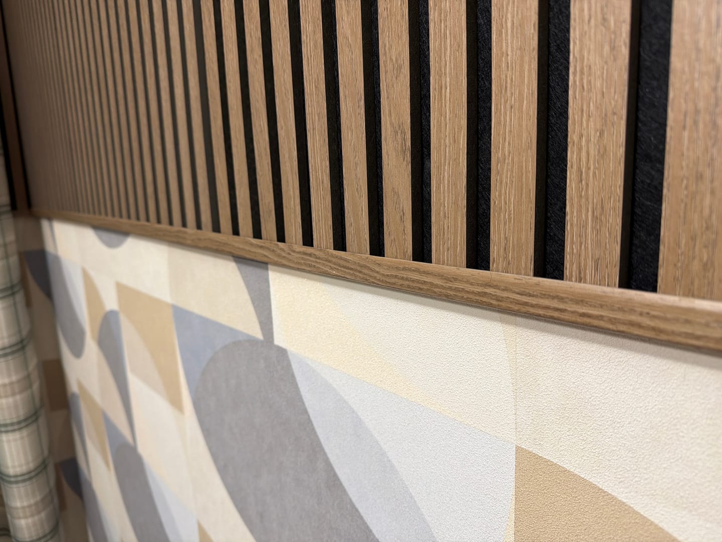 Customer photo review of Acoustic Wall Panel End Trim (Multiple Colours)