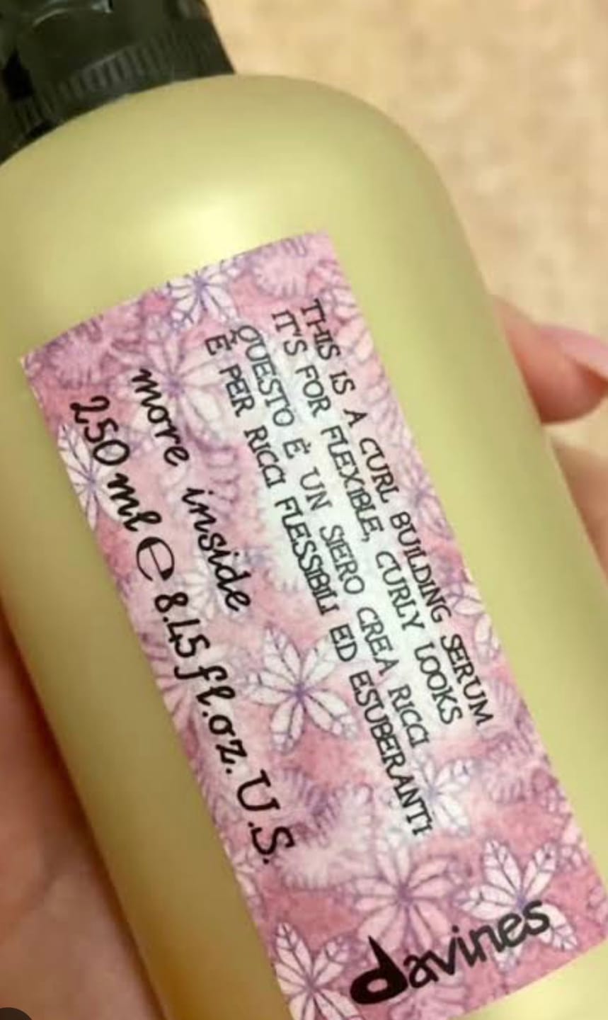 Customer photo review of Crema De Peinar Sérum Crea Rizos More Inside Davines