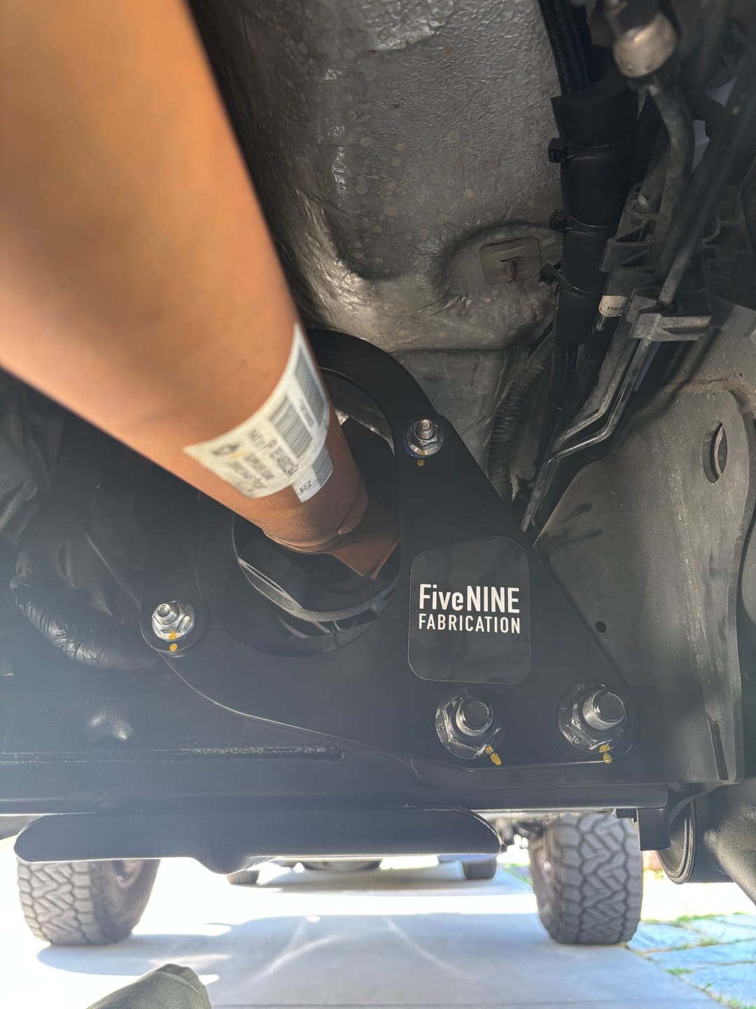 Customer photo review of 2014-2018 Ram 2500, 2013-2018 Ram 3500 Front Driveshaft Loop Kit