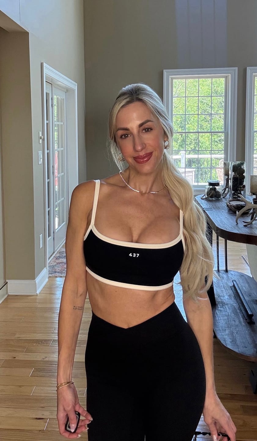 Customer photo review of The Micro Bra / Black-Cream