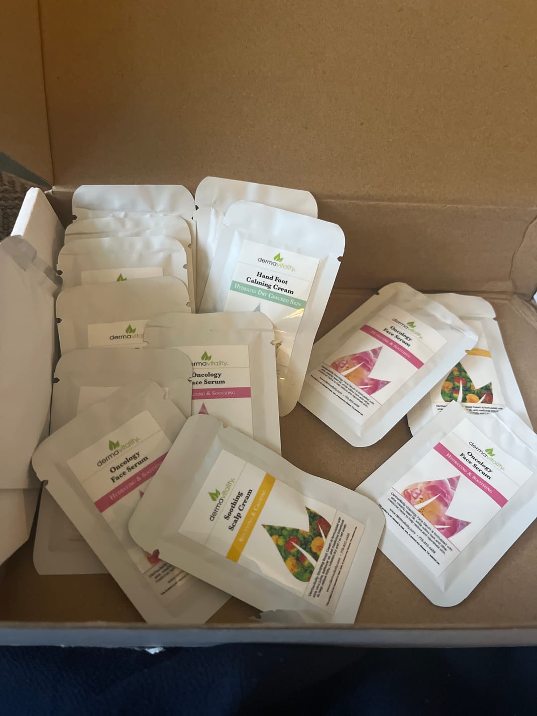 Customer photo review of Chemo Relief Sample Pack Bundle
