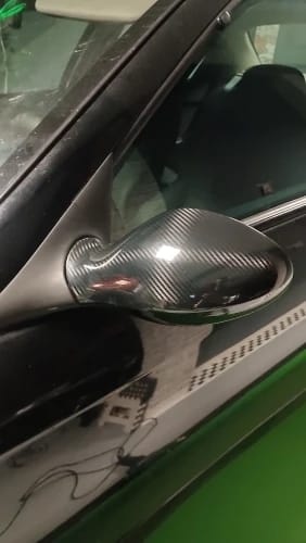 Customer photo review of Mallcas™ 5D Glossy Carbon Fibre Vinyl Wrap (PET Liner)