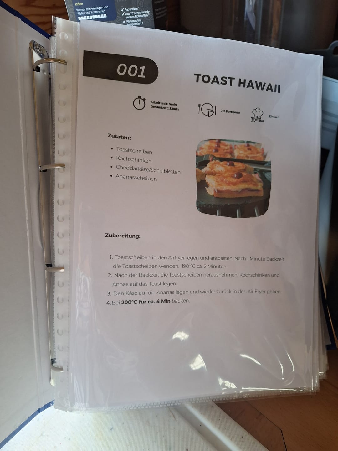 Customer photo review of Gratis E-Book mit 100 schmackhaften Rezepten für deinen Airfryer