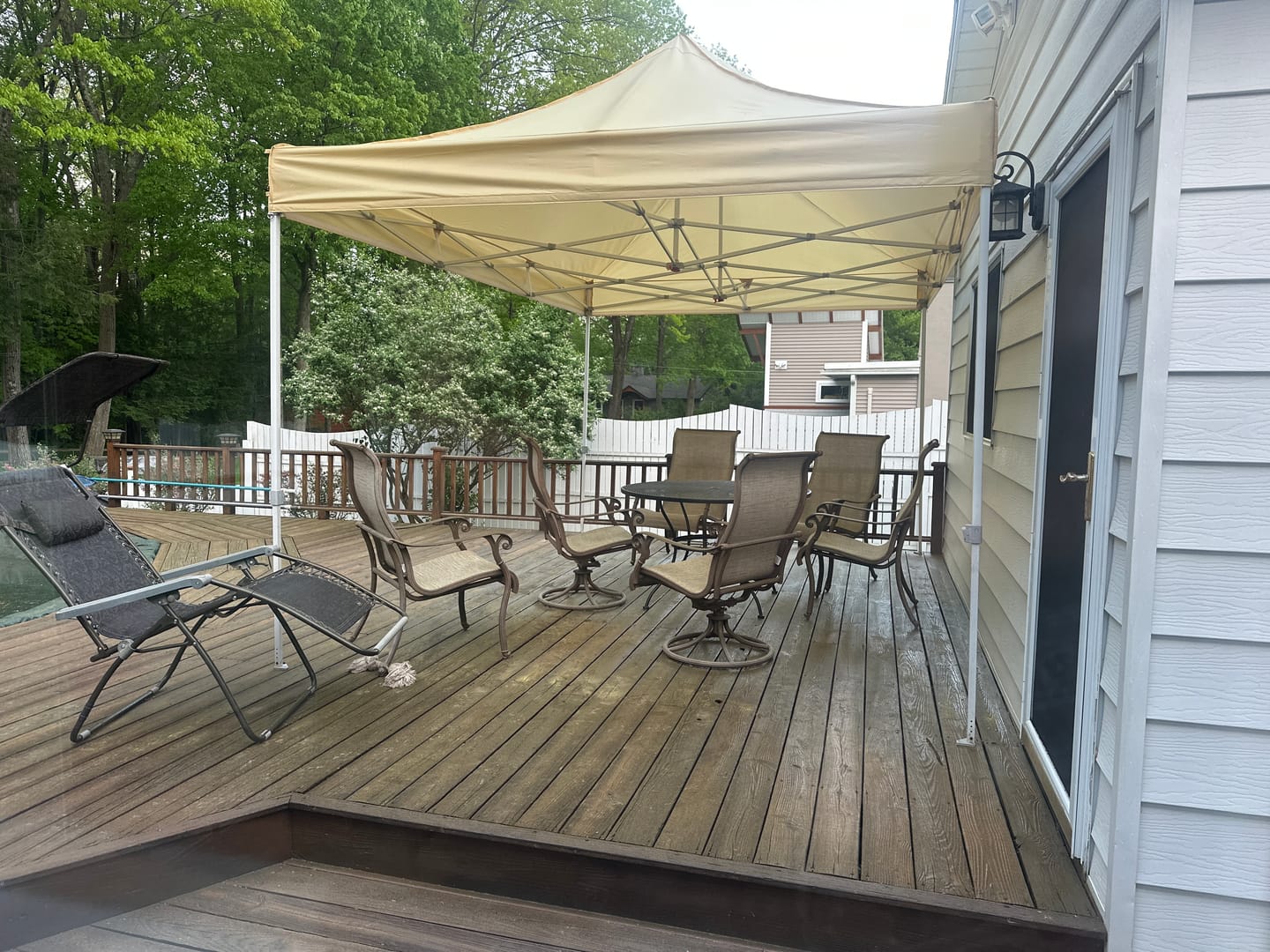 Customer photo review of MASTERCANOPY Replacement Pop Up Canopy Top