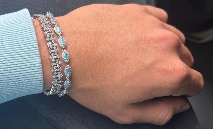 Customer photo review of Angel Eyes Bracelets