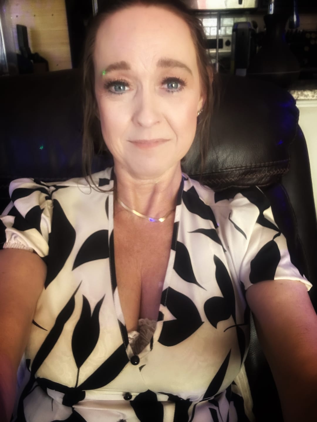 Customer photo review of Cherry OCEAN Blue Prescription Colored Contact Lenses
