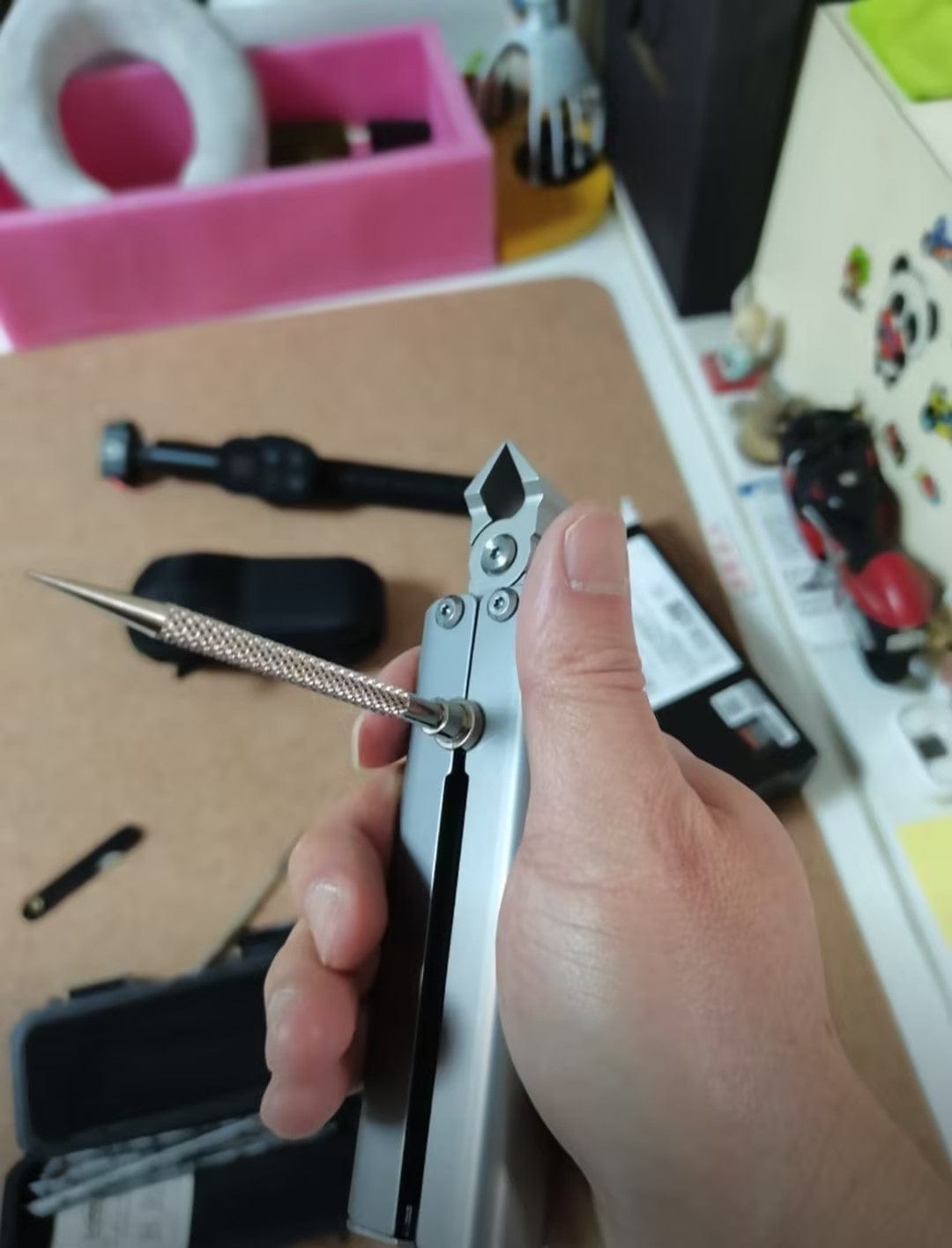 Customer photo review of LOBOO T10 Tubeless Tire Repair Tool — Compact Modular Kit with Built-In Pliers & Waterproof Case for Motorcycle Adventure Touring
