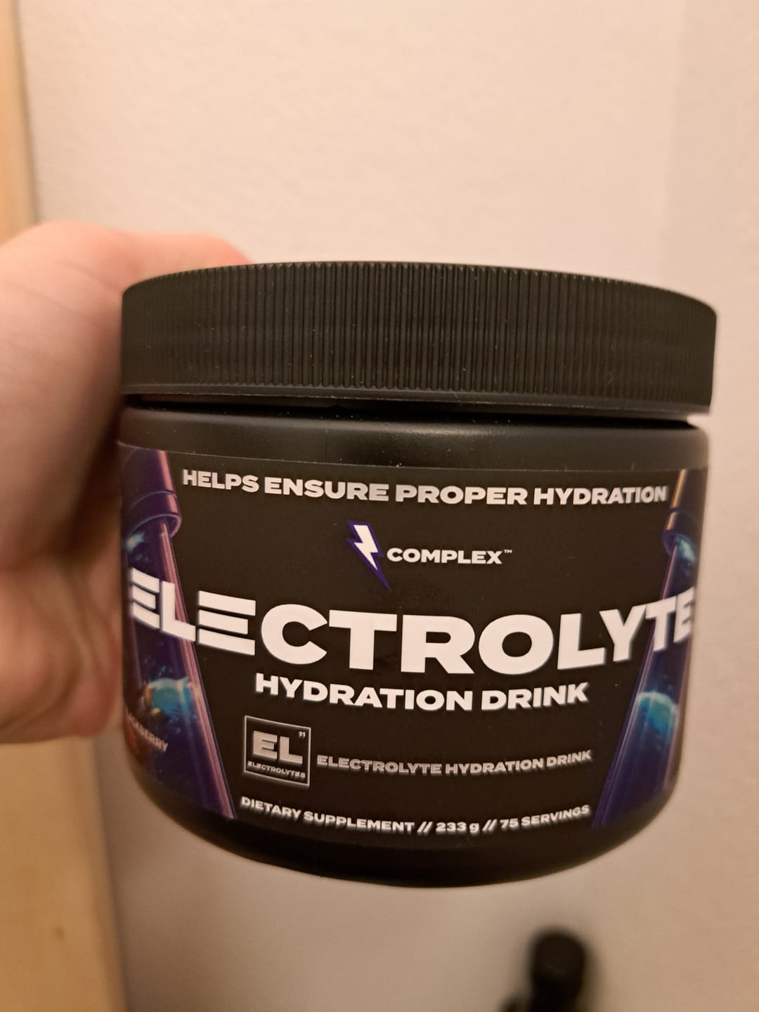 Customer photo review of Electrolyte Hydration Drink
