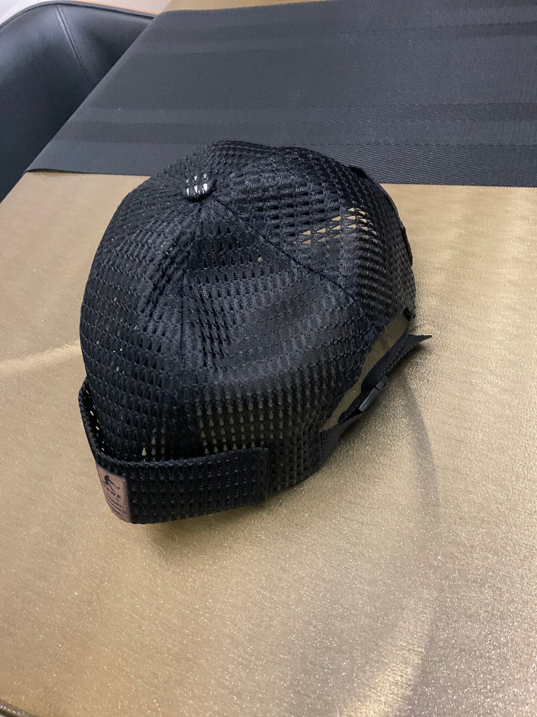 Customer photo review of Men’s Breathable Brimless Docker Hat – Lightweight Mesh Skull Cap for Summer Outdoor Wear