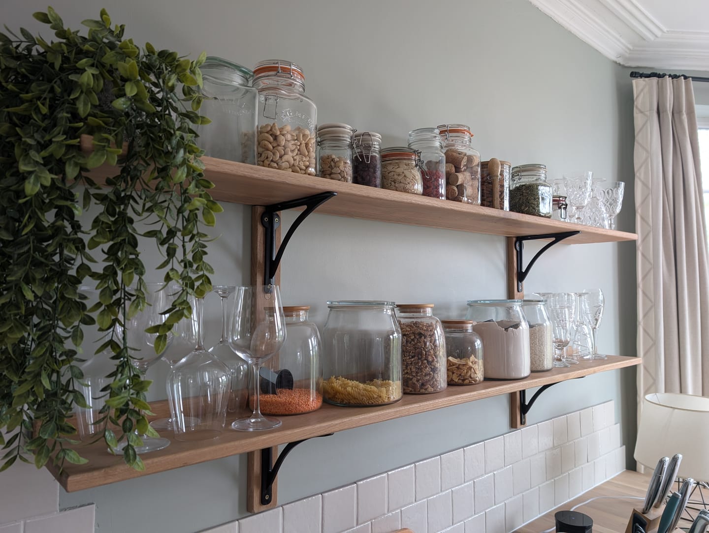 Customer photo review of 8 Inch Ironbridge Cast Iron Shelf Bracket