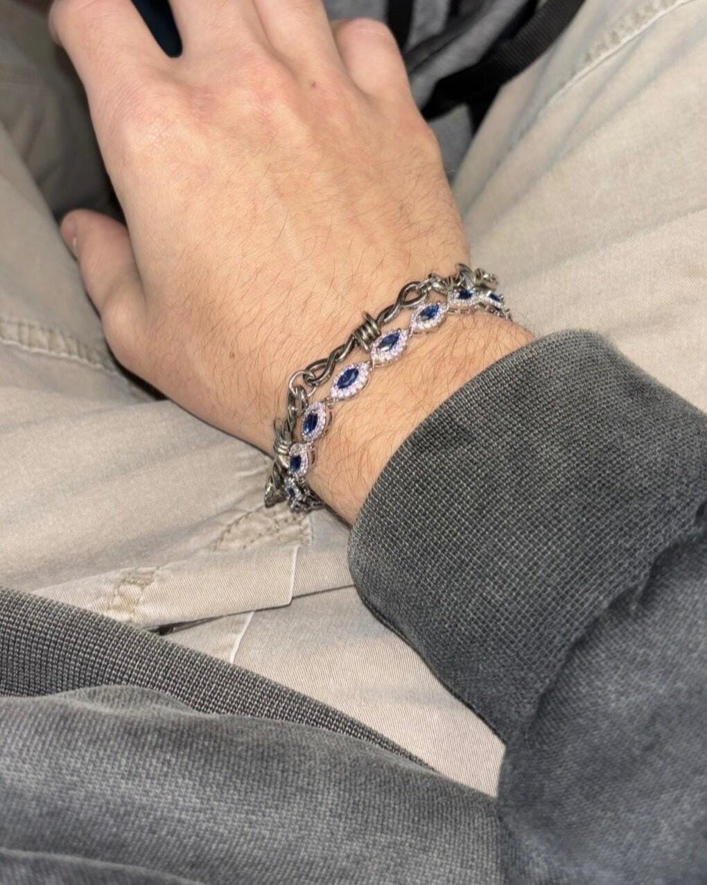 Customer photo review of Angel Eyes Bracelets