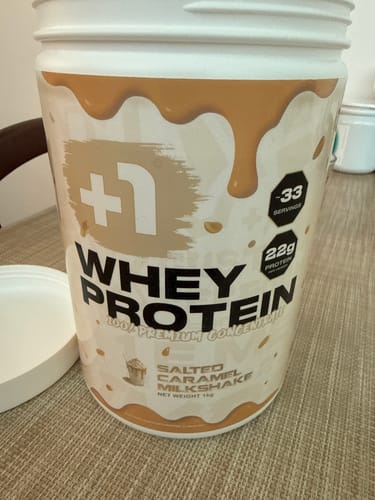 Customer photo review of +1© PREMIUM WHEY PROTEIN (1kg)