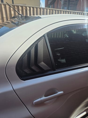 Customer photo review of Rear Window Louver Mitsubishi Lancer EX X Evo 08-18